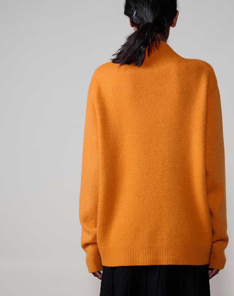 Spiced Saffron Pure Cashmere Cardigan 4