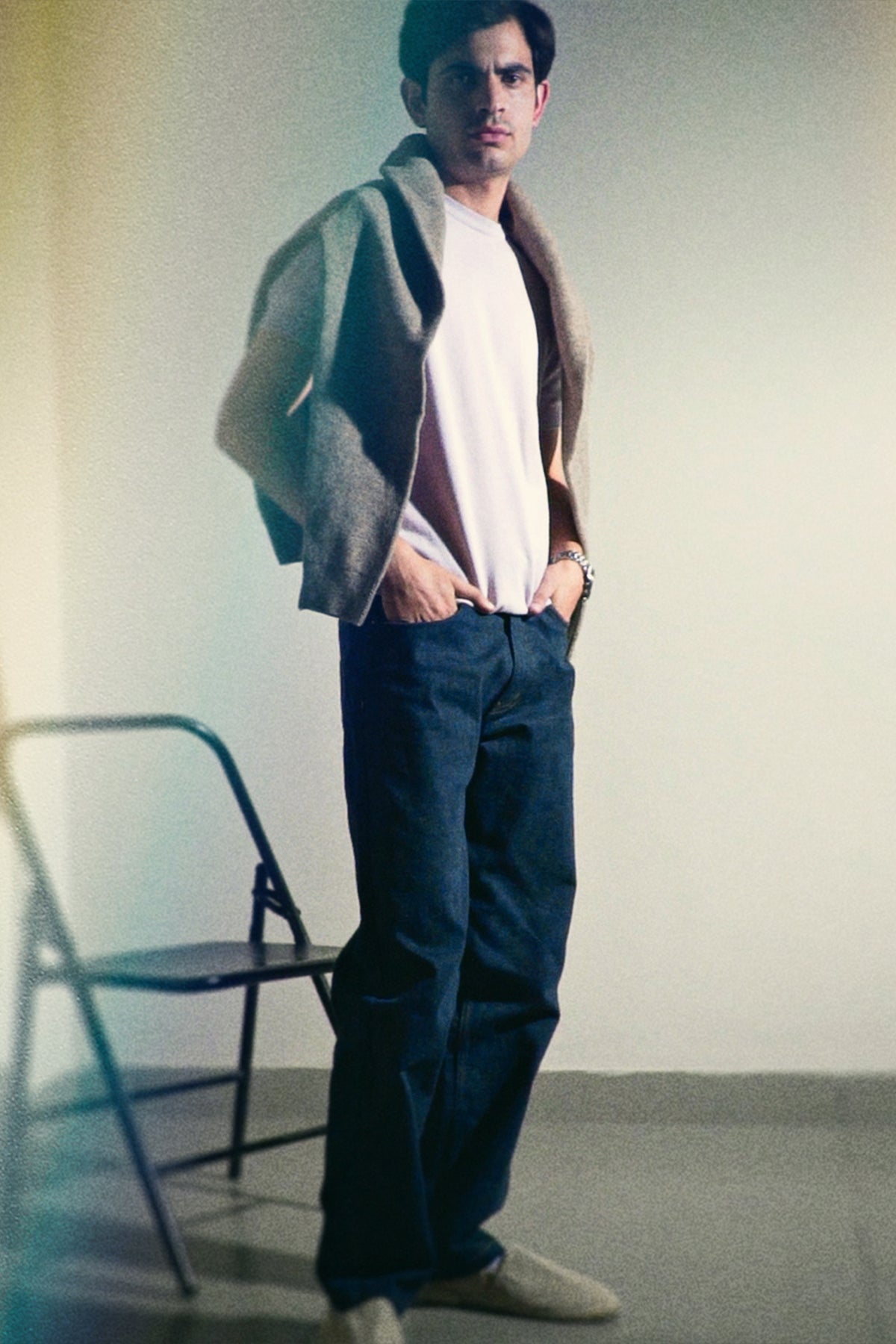 Dark Blue Men’s Baggy Fit Organic Cotton Denim Jeans